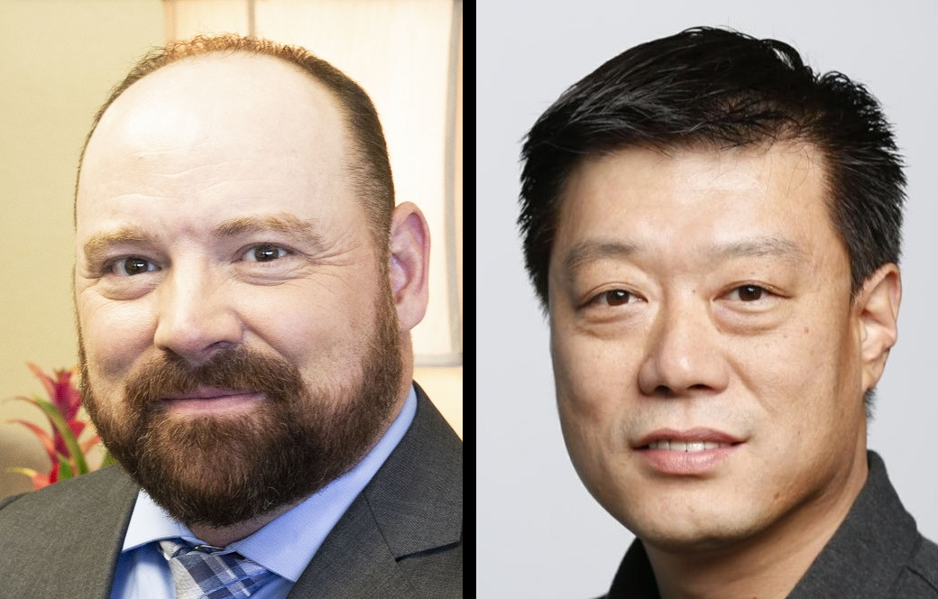 Shane Bray (left) and David Yoo